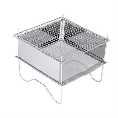 Portable Folded Barbecue Grill Campfire Stove Stainless