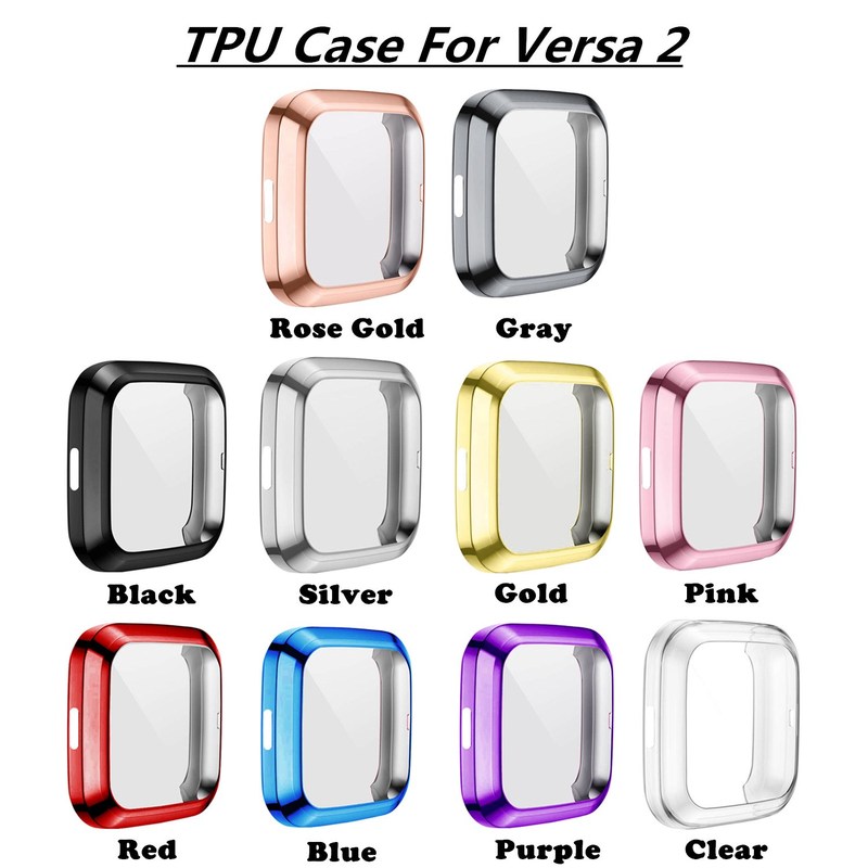 Soft Tpu Case for Fitbit Versa1  Versa 2 versa 3 versa lite