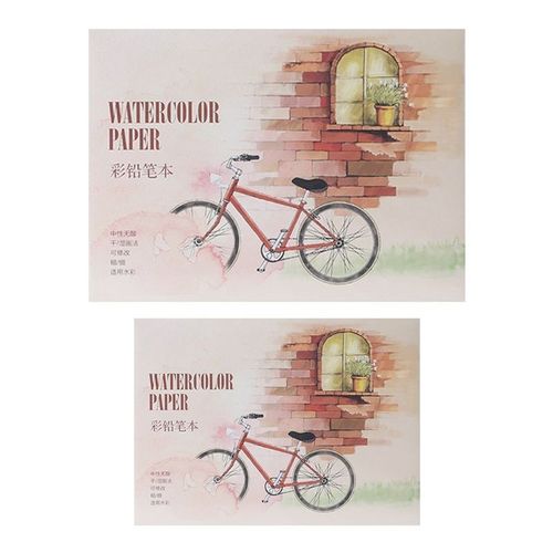 12 Sheet A5/A6 Watercolor Sketchbook Paper for Drawing Paint