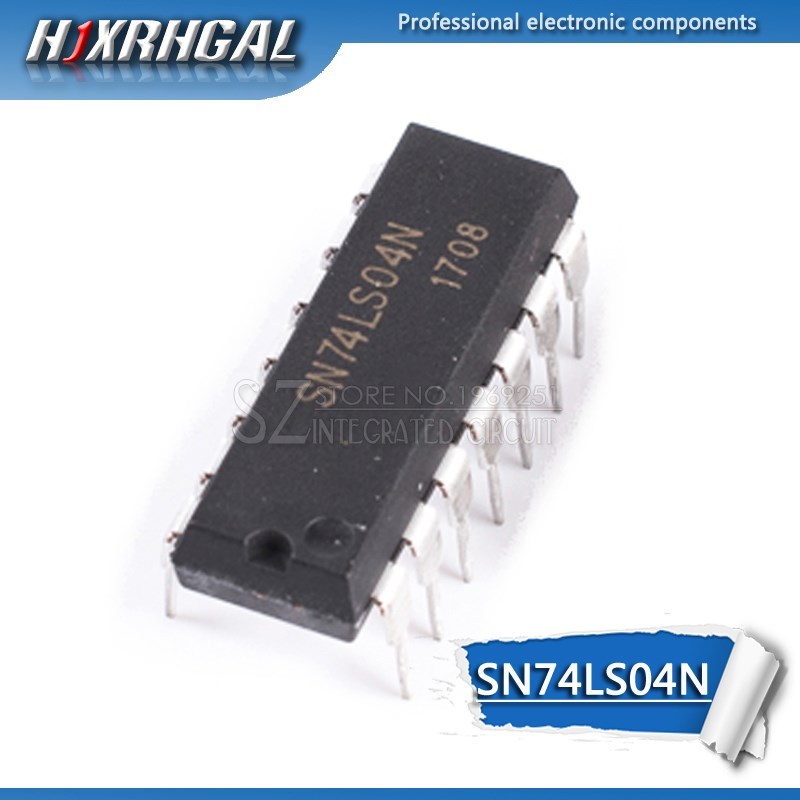 10pcs SN74LS04N DIP14 SN74LS04 DIP 74LS04N 74LS04 7404 包装 内托 原图主图