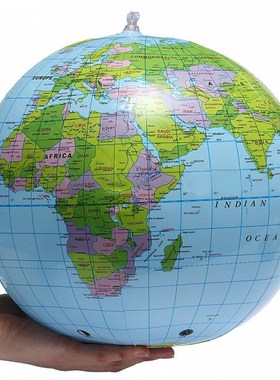30cm Inflatable Blow p World Globe Earth Map  Educational Pl
