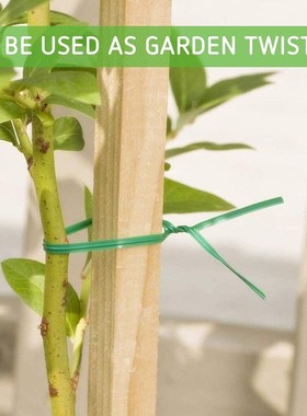 Home Garden Flower Plant Twist Tie Cable Plastic Wire Bindin