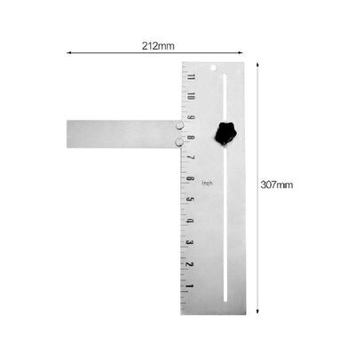 Stainless Steel Cake Screed Scraper Edge Smoother DIY Cake
