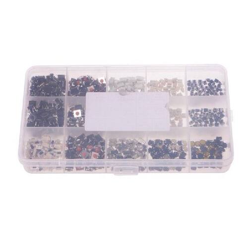 750 Pcs 15 Value Tactile Push Button Switch Micro Switch