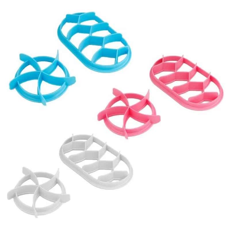 2pcs/set Round Circular Oval Bread Mold Plastic Pastry Cutte