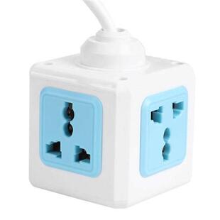 EU Plug Socket 4 Outlet 2 USB Charging Port Home Multifuncti