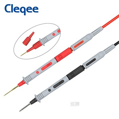 Multimeter Test Lead Kit With Wire Piercing Probes 4mm Banan