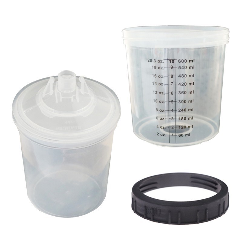 Spray Gun Paint Mixing Cup Quick Cup Spray Gun Tank 160ML/35