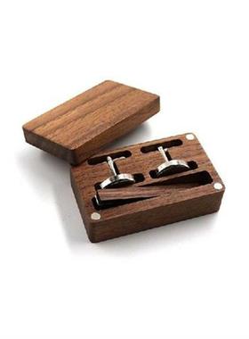 1Pcs Wood Jewelry Box Engagement Wedding Ceremony Ring
