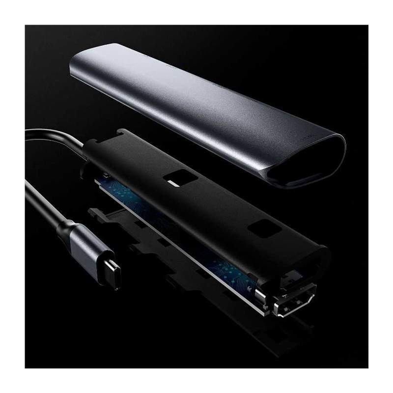 5-in-1 Type C HUB Adapter Dock USB C To HDM USB .0 PD Power