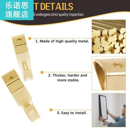 JERBOR 520PCS Picture Hook Hanger 适用于 Picture Frame Woode