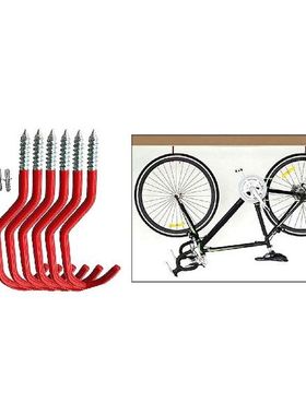 6 PCS Metal Wall Bike Hooks Storage Ceiling Hanger Home