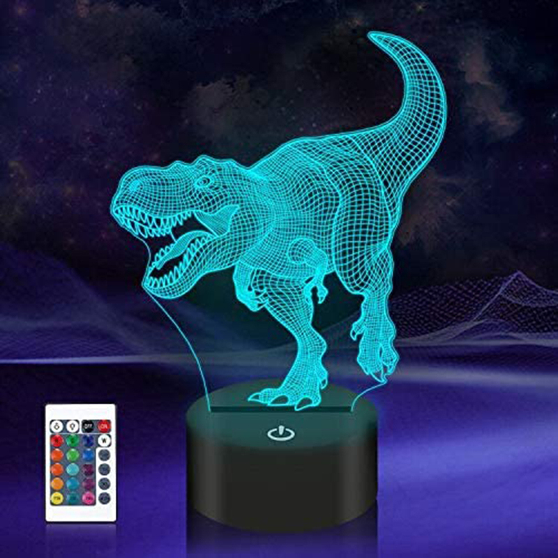 Dinosaur night light Acrylic 3d Lamp Avatar Nightlight for