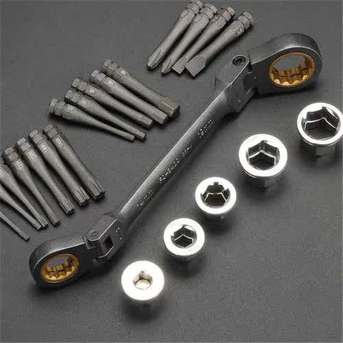 Multifunction Ratcheting Socket Wrench Set Box End Wrench Me