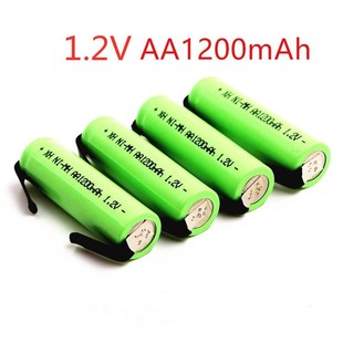 1.2V AA rechargeable battery 1200mah 2A ni mh nimh cell pac