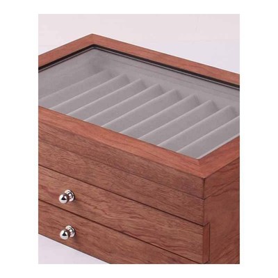 Wooden Pen box 12/23/34 Pen Fountain Wood Display Case Holde