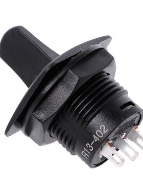 1PC R13-402 3Pin 2Position ON-OFF-ON Maintained Round Toggle