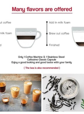 Reusable Coffee Capsule for Cafissimo Coffee Cup Stainless S