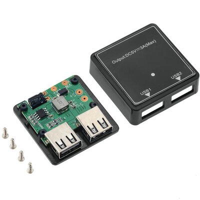 1PCS 5V 3A Dual USB Head Solar Panels Voltage Controller Reg