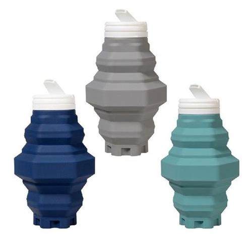 500ml Silicone Water Bottle Cup Foldable Leak Proof