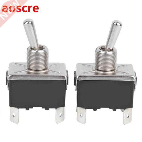 20Pcs Toggle Switch LED Light Rocker Button 4 Pins 2 Level O