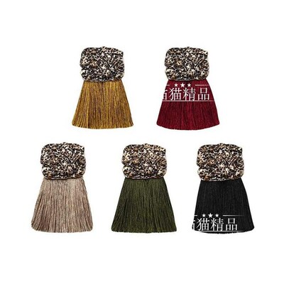 female Bohemian tassel earrins accessories fashion jewelry