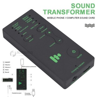 Mini Wireless 7 Different Sound Voice Changer Microphone Dis