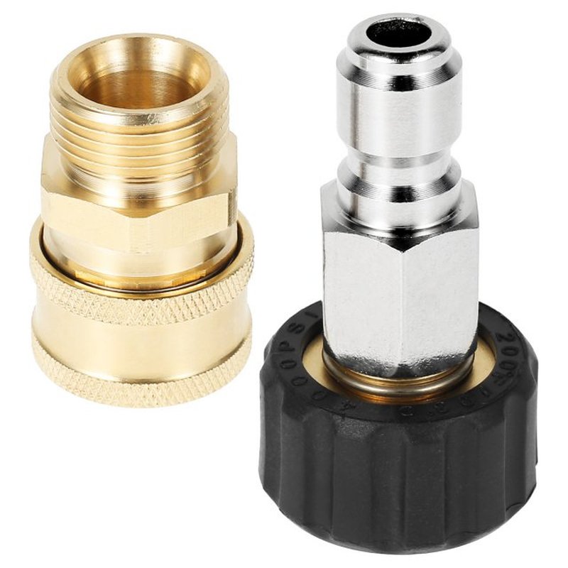 Pressure Washer Adapter M22 14mm To 3/8 5000PSI Pressure Was