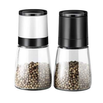 2pcs Salt and Pepper Mills,  Pepper Mill with Strong Adjusta