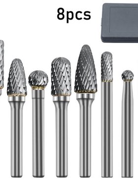 Tungsten Steel Grinding Head Tungsten Carbide Bur Set  D