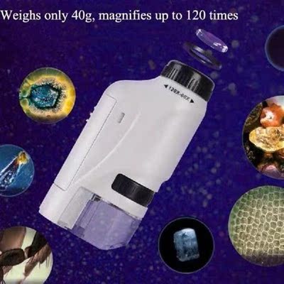 Portable Microscope For Kids Childrens Leisure Educational