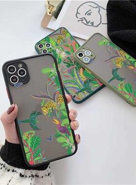 Leopard and Tropical Plants Flower Phone Case for iphone 6s