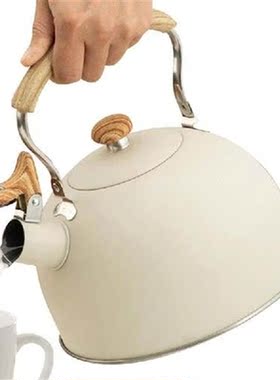 Whistle Kettle Stainless Steel Teapot For Tea 2.64 Quart