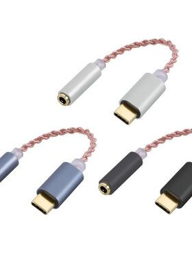 Universal 3.5mm Aux Adapter to Type C Data Cable 39.37inch T