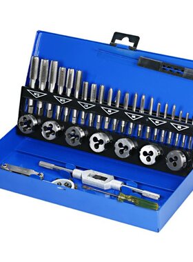 32PCS HSS Tap and Die Set Metric Wrench Cut M3-M12 Hand Thre
