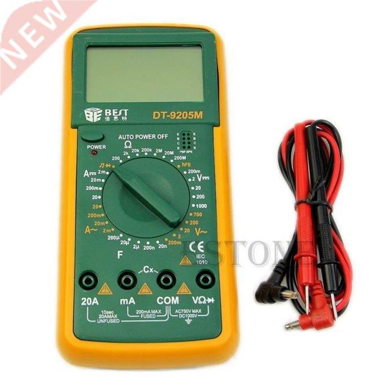 DT9205M LCD Digital Multimeter Voltmeter Ohmmeter Ammeter Ca