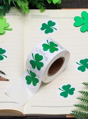 100-500pcs Labels St. Patricks Day Stickers Shamroc