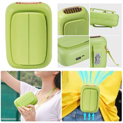 Portable Waist Fan USB Rechargeable 3 Speeds Air