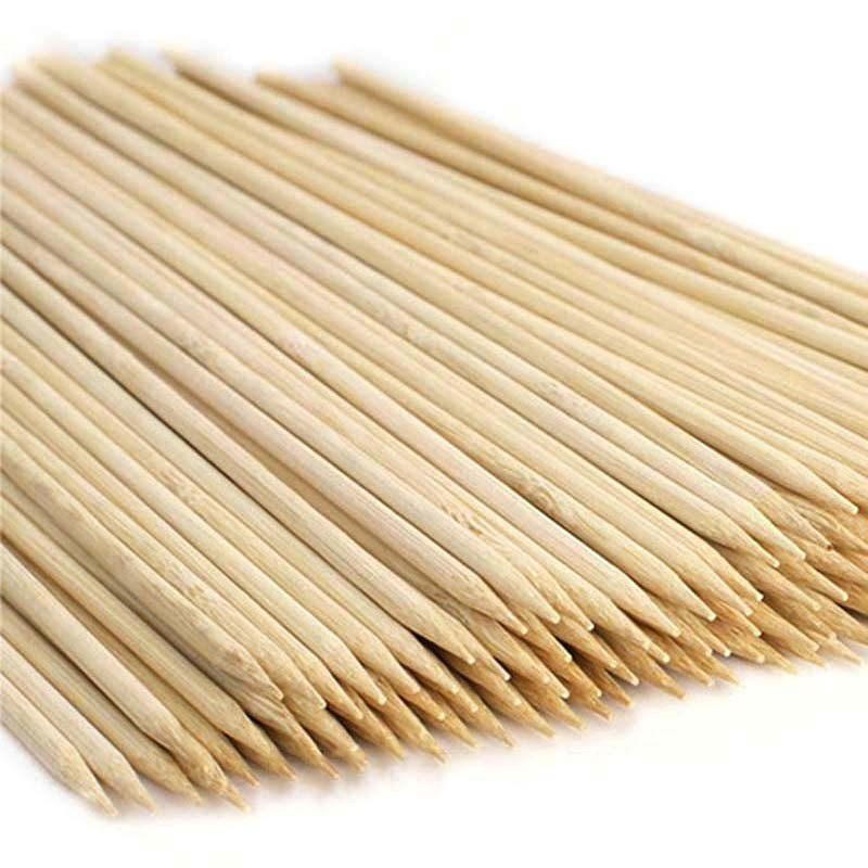 Skewers-Sticks Grilled-Sign Barbeque-Tools Bamboo Wooden Out
