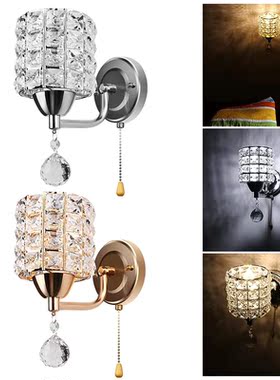 Crystal Wall Lamp Sconces Light Indoor Loft Balcony Decorati
