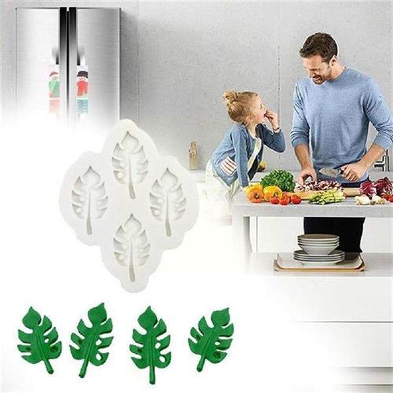 Ginkgo Monstera Deliciosa Maple Leaf Silicone Cupcake Tools