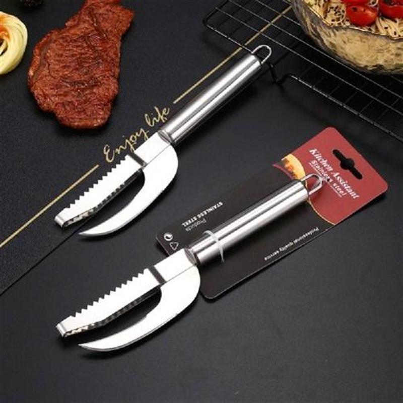 Multifunctional Fish Scale Knife Stainless Steel Bone 农机/农具/农膜 农机配件 原图主图