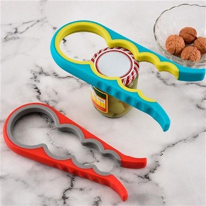 1 Pc Multifunctional Corkscrew Creative Colorful Jar Opener