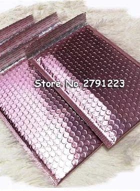 50pcs Rose Gold Bubble Envelop,  Rose Gold Foil Bubble