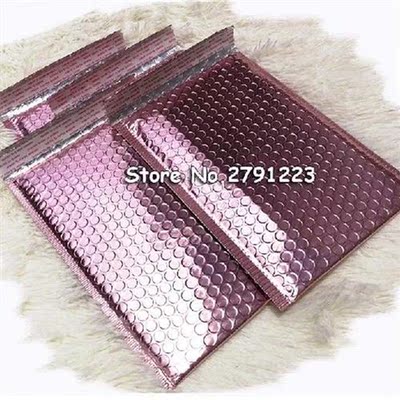 50pcs Rose Gold Bubble Envelop,  Rose Gold Foil Bubble
