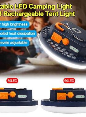 9900mAh 30W 60Leds Tent Light USB Rechargeable Lantern