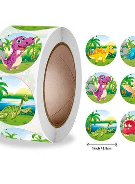 50-500pcs likable animals stickers labels1inch reward sticke