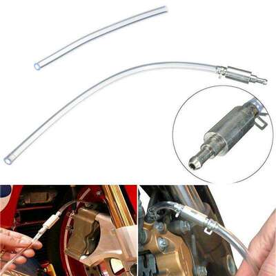 Car Brake Bleeder Hose One Way Valve Tube Bleeding