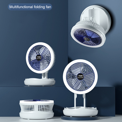 Mini Fan Led Night Light Usb Rechargeable Fill Light Foldabl