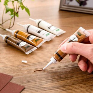 Wood Furniture Repair Patch Cream Paint Touch Up Kit Marker